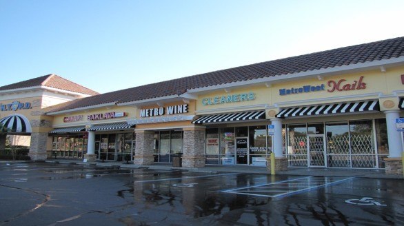 Commercial Retail Property Inspection small retail strip mall